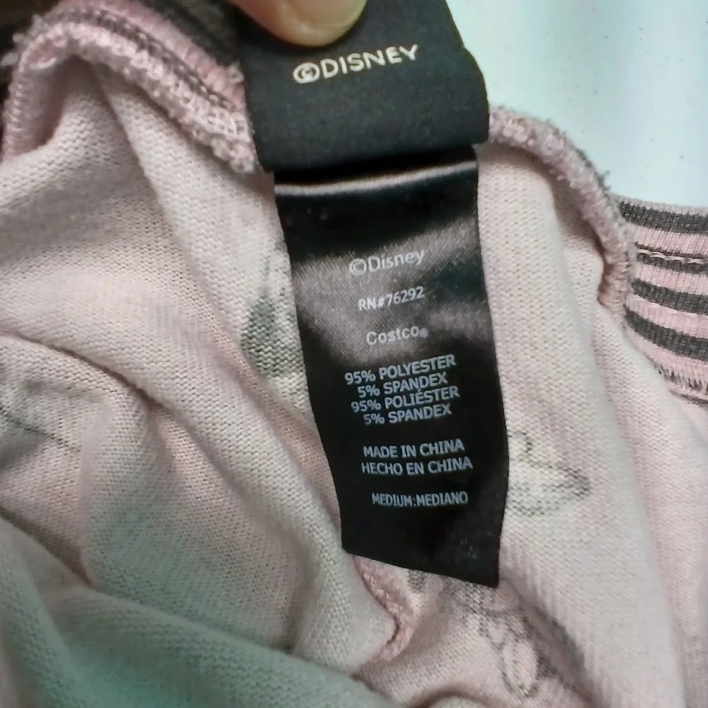 Disney Mickey Mouse Pink Pajama Pants Lounge Joggers Womens Medium - Picture 3 of 6